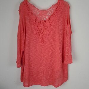 BB Boutique Layered Top with Lace. Size 3xl